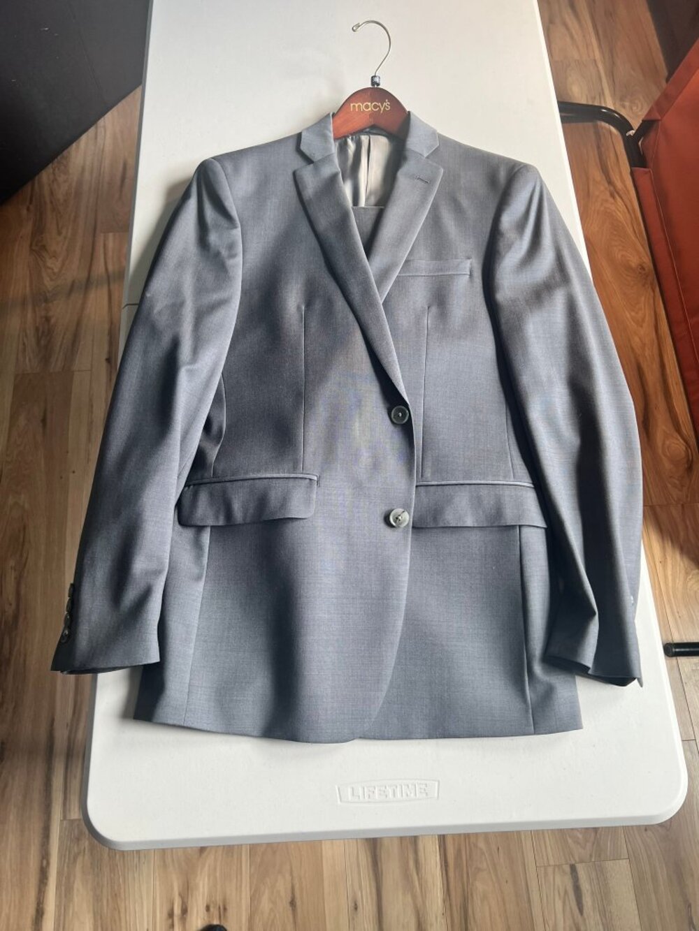 Bar III Gray Suit - 38R - Like New